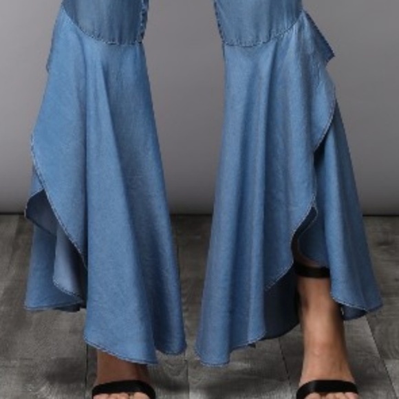 "INSTA FASHION" FABULOUSLY FLARED PANTS - Picture 3 of 3